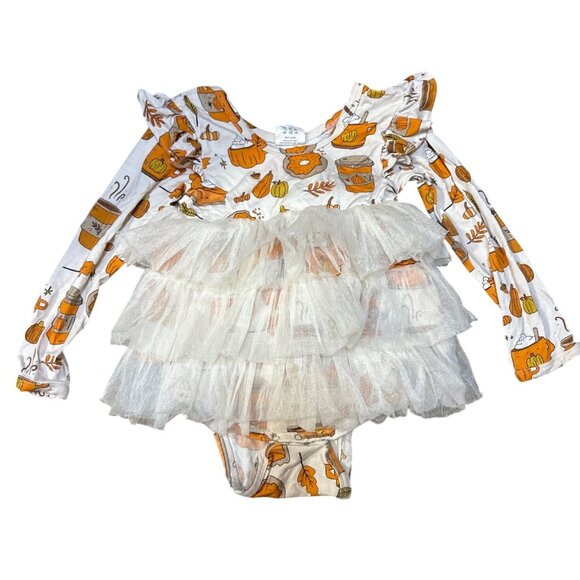 Spearmint Love Baby Halloween Ruffle Romper 2Y - Picture 1 of 4